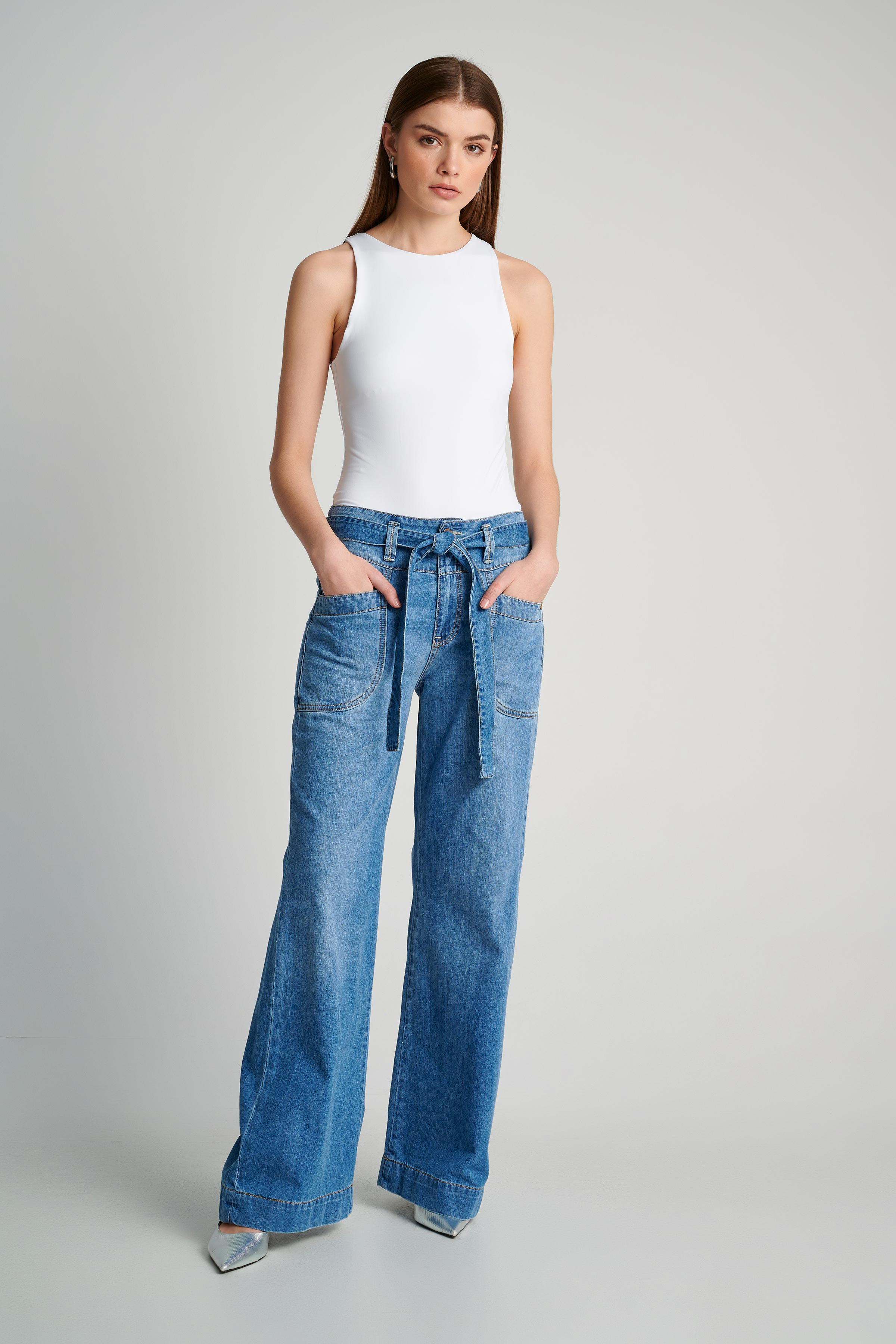 ΡΟΥΧΑ > Παντελόνια & Σορτς > Jeans Παντελόνι τζιν wide leg - 5207251987622