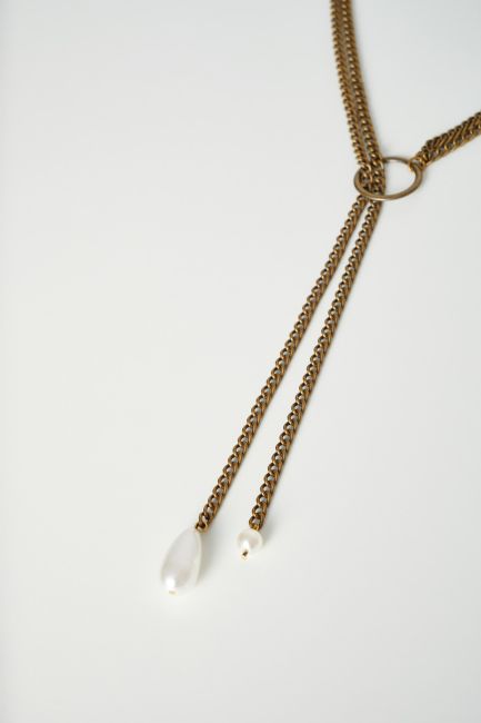 Chain pendant necklace - Gold