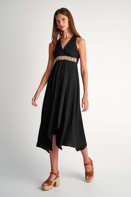 Φόρεμα μακρύ μεσάτο - Black