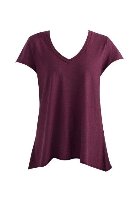 Cotton T-shirt - Wine