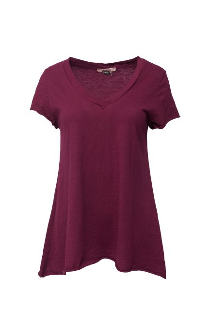 Cotton T-shirt - Fuchsia