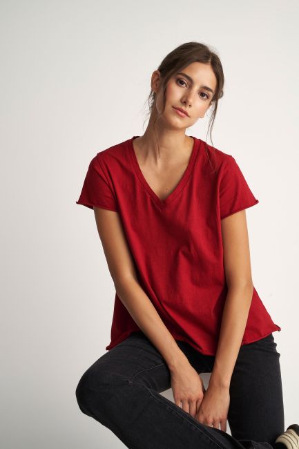 T-shirt βαμβακερό - Red