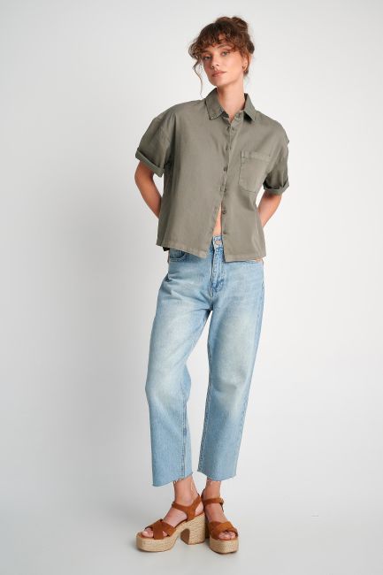 Cargo style shirt - Khaki