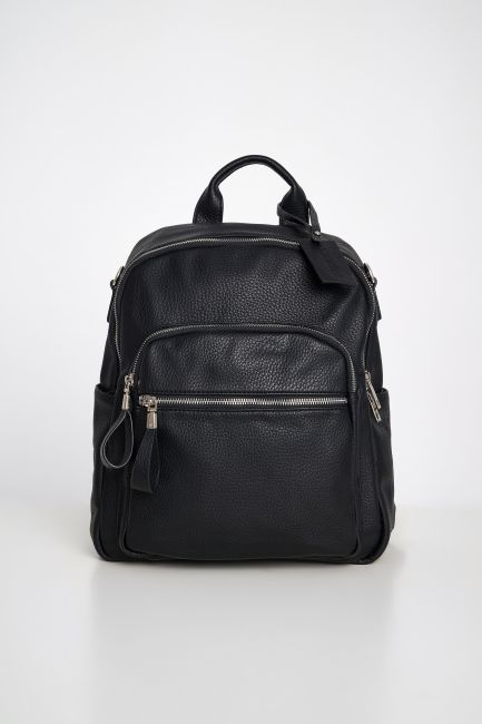 Multi-pocket backpack - Black