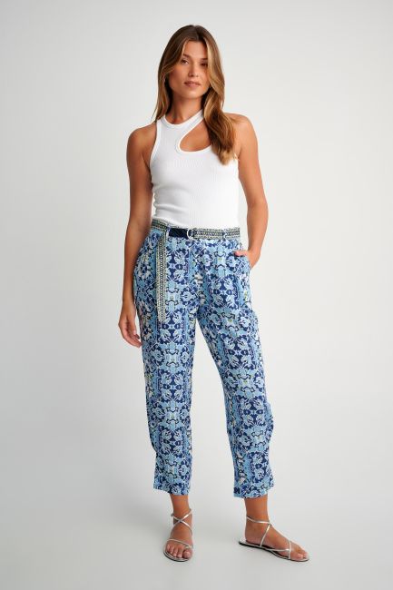 Patterned trousers - Multicolor